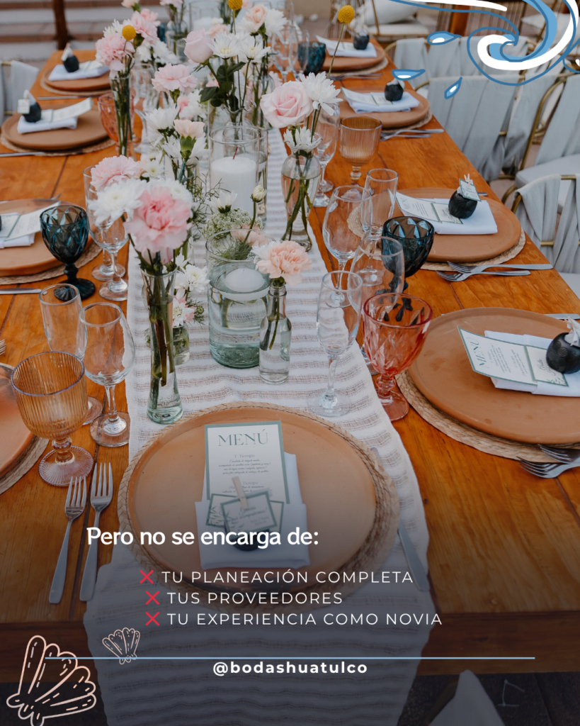 ¿Wedding Planner o Coordinador de Banquete? La diferencia que puede transformar por completo tu boda en Huatulco