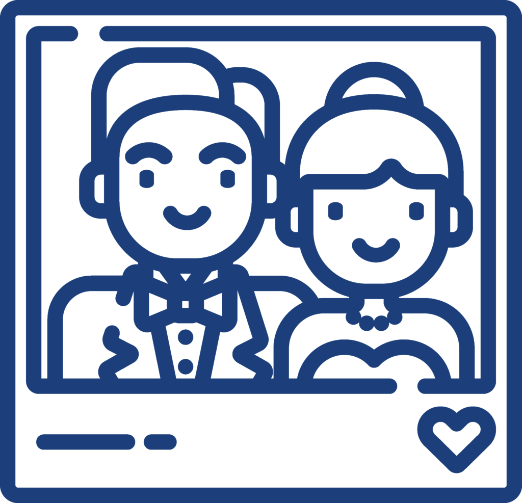 Icono de galería de bodas en Huatulco
